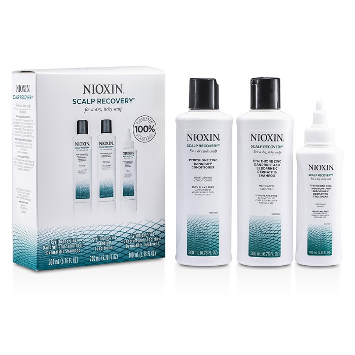 Nioxin ชุด Scalp Recovery : ทำความสะอาด 200ml + คอนดิชั่นเนอร์ 200ml + เซรั่มบำรุง 100ml 3 ชิ้นProduct Thumbnail