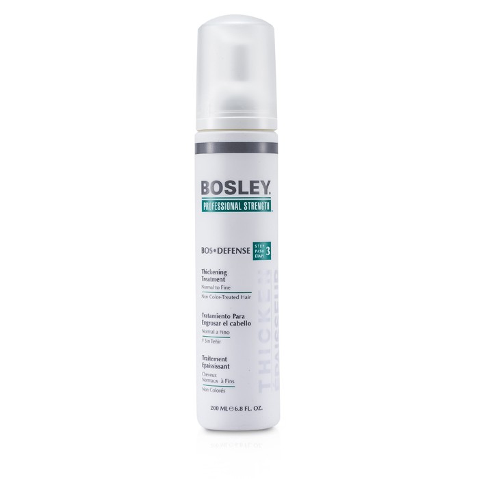 Bosley Professional Strength Bos Defense Thickening Treatment (For Normal to Fine Non Color-Treated Hair) טיפול לעיבוי שיער רגיל עד דק שאינו צבוע 200ml/6.8ozProduct Thumbnail