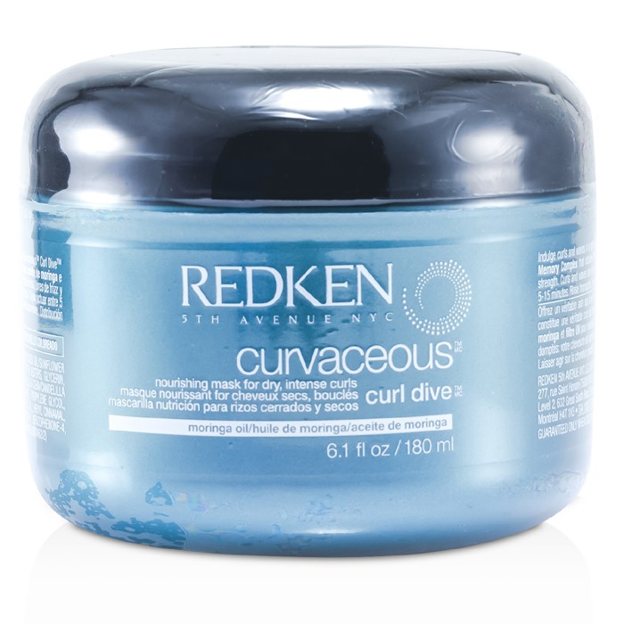 Redken Curvaceous Curl Dive Mascarilla Nutriente cabellos Rizados (Cabellos Rizados, Rizos intensos) 180ml/6.1ozProduct Thumbnail