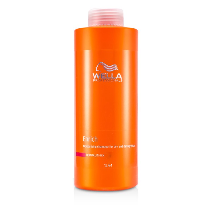 Wella Enrich Moisturizing Shampoo For Dry & Damaged Hair (Normal/Thick) 1000ml/33.8ozProduct Thumbnail