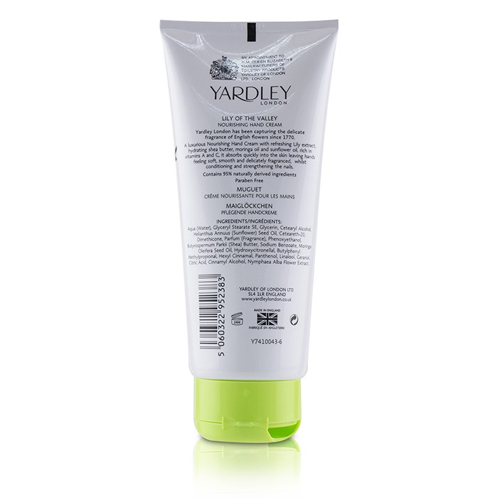 Yardley London Lily Of The Valley tápláló kéz- és körömápoló krém 100ml/3.4ozProduct Thumbnail