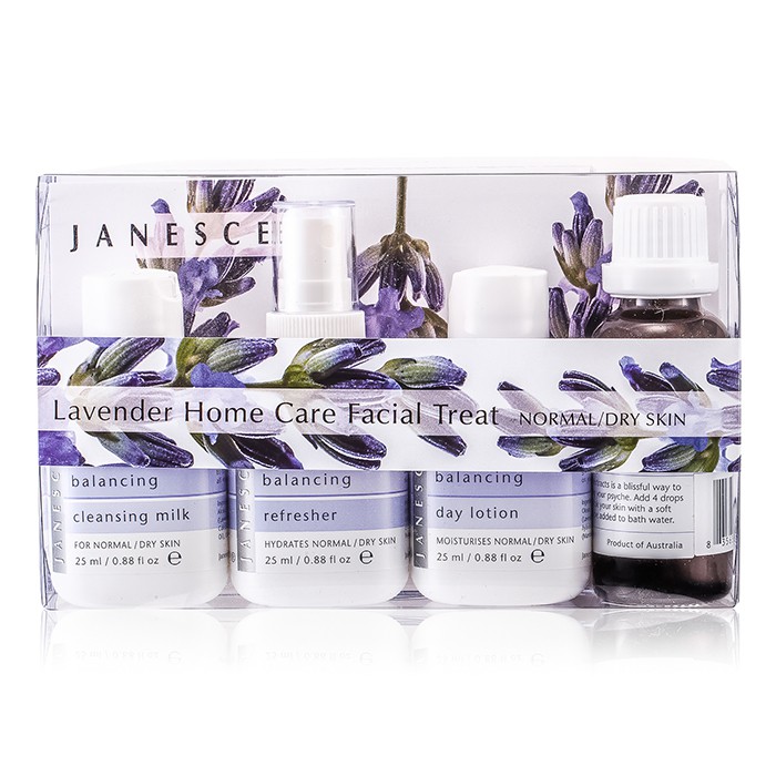 Janesce Lavender Home Care Facial Treat (For Normal/ Dry Skin): Soaking Drops + Cleansing Milk + Refresher + Day Lotion+ Serum + Mask + Clearing Wash + Soaking Cloth 8pcsProduct Thumbnail