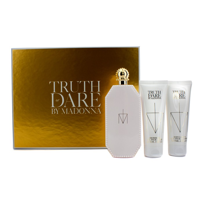 Madonna Truth Or Dare Coffret: Eau De Parfum Spray 75ml/2.5oz + Body Lotion 75ml/2.5oz + Shower Gel 75ml/2.5oz 3pcsProduct Thumbnail