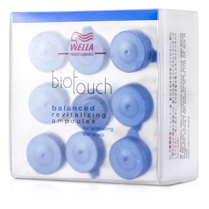 Wella Biotouch Balanced Revitalizing Ampoules (For Activating the Scalp) 8x6ml/0.2ozProduct Thumbnail
