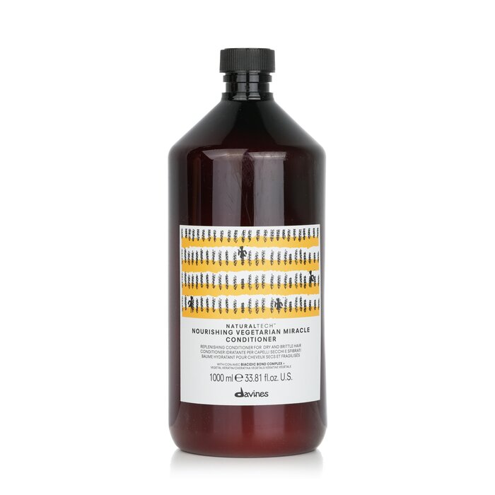 Davines Natural Tech Nourishing Vegetarian Miracle Conditioner (For Dry and Brittle Hair) 1000ml/33.81ozProduct Thumbnail