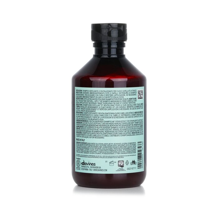 Davines Natural Tech Detoxifying Scrub Shampoo (For Atonic Scalp) 250ml/8.45ozProduct Thumbnail