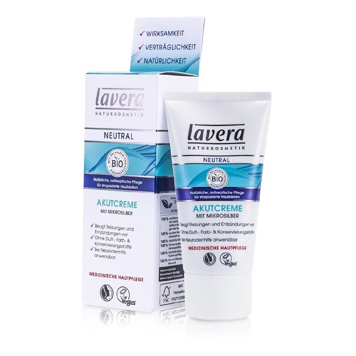 Lavera Nawilżający krem do skóry bardzo wrażliwej Neutral SOS Cream W/ Micro Silver Cream 60137 50ml/1.6ozProduct Thumbnail