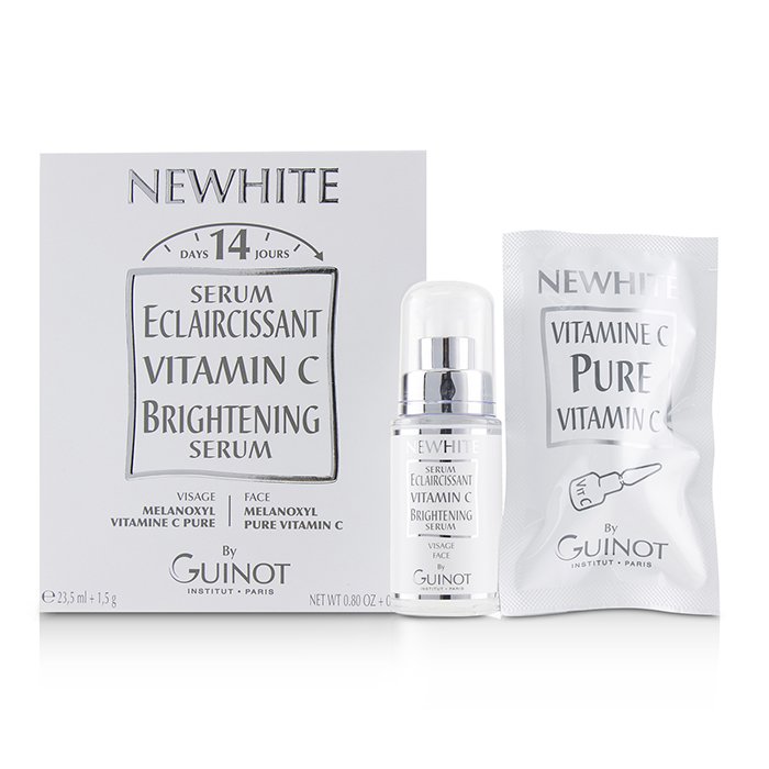 Guinot Newhite Vitamin C Brightening Serum (Brightening Serum 23.5ml/0.8oz + Pure Vitamin C 1.5g/0.05oz) (B 2pcsProduct Thumbnail