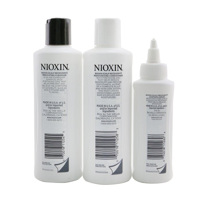 Nioxin Scalp Recovery Kit - For Itchy Flaky Scalp 3pcsProduct Thumbnail