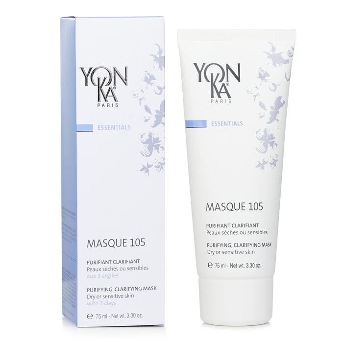 Yonka Essentials Masque 105 - Purifying Clarifying Mask (Dry Or Sensitive Skin) 75ml/3.3ozProduct Thumbnail