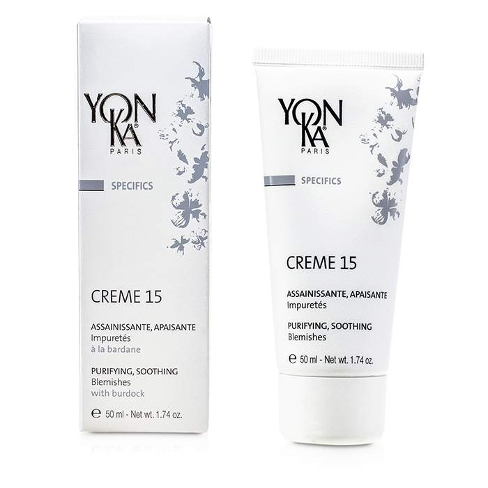 Yonka Specifics Creme 15 With Burdock - Purifying, Soothing (For Blemishes) 50ml/1.74ozProduct Thumbnail