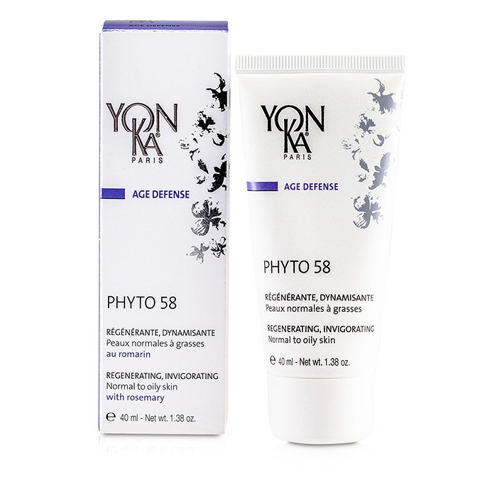 Yonka Age Defense Phyto 58 Creme With Rosemary - Revitalizing, Invigorating (Normal To Oily Skin) 40ml/1.38ozProduct Thumbnail