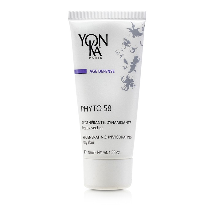 Yonka Krem na noc do skóry suchej Age Defense Phyto 58 Creme With Rosemary - Revitalizing, Invigorating (Dry Skin) 40ml/1.38ozProduct Thumbnail