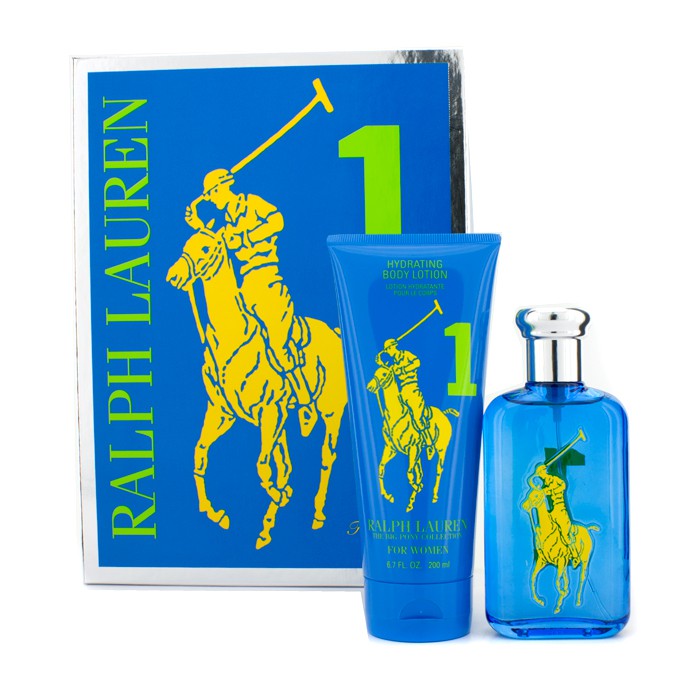 Ralph Lauren Big Pony Collection #1 Blue szett: Eau De Toilette spray 100ml/3.4oz + hidratáló testápoló lotion 200ml/6.7oz 2pcsProduct Thumbnail