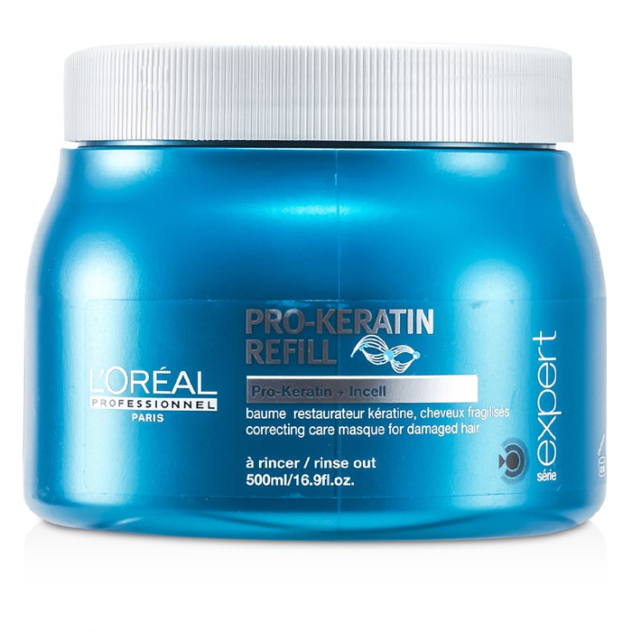 L'Oreal Professionnel Expert Serie - Pro-Keratin Refill Μάσκα Επανορθωτικής Θεραπείας (Για Ταλαιπωρημένα Μαλλιά) 500ml/16.9ozProduct Thumbnail