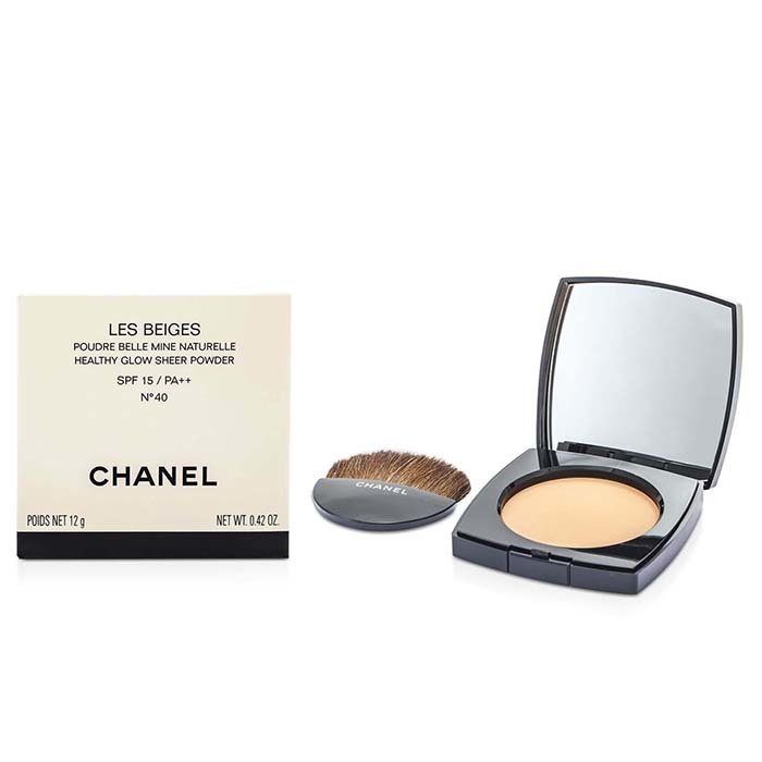 Chanel แป้งแต่งหน้าเนื้อเชียร์ Les Beiges Healthy Glow SPF 15 12g/0.4ozProduct Thumbnail