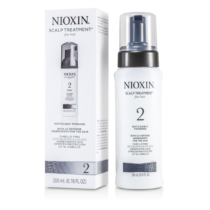 Nioxin System 2 Scalp Um tratamento com ingredientes Defesa UV para cabelo fino, cabelo fino, visivelmente ralo 200ml/6.76ozProduct Thumbnail