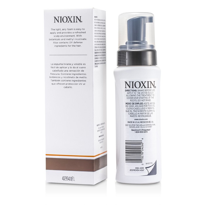 Nioxin System 4 Tratamiento Cuero Cabelludo con Ingredientes Defensa UV para Cabello Fino, Tratado Quimicamente, Notablemente Debilitado 200ml/6.76ozProduct Thumbnail