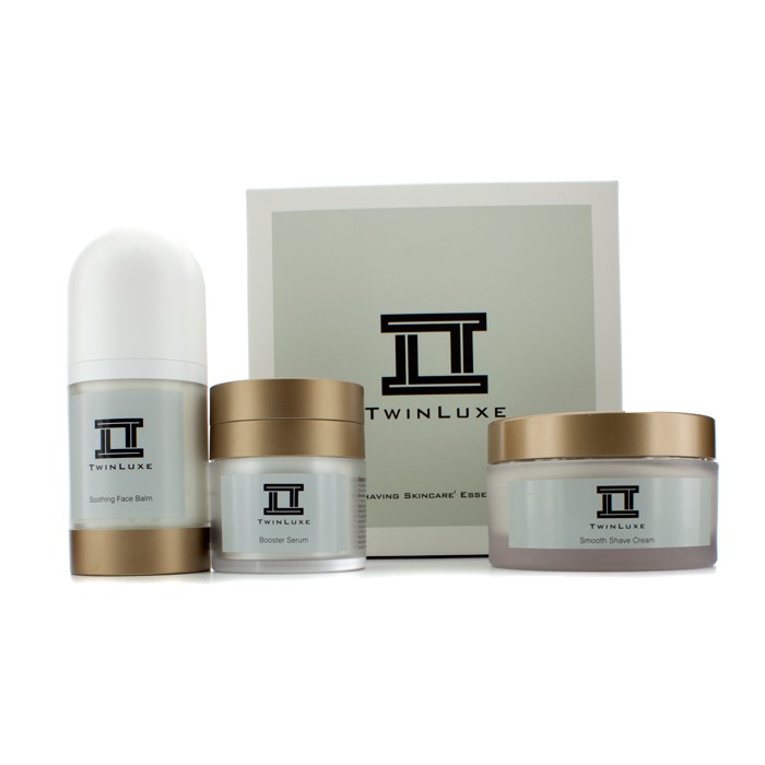 Twinluxe Essentials Gift Set: Booster Serum 50ml/1.67oz + Smooth Shave Cream 150g/5.2oz + Soothing Face Balm 120ml/4oz 3pcsProduct Thumbnail