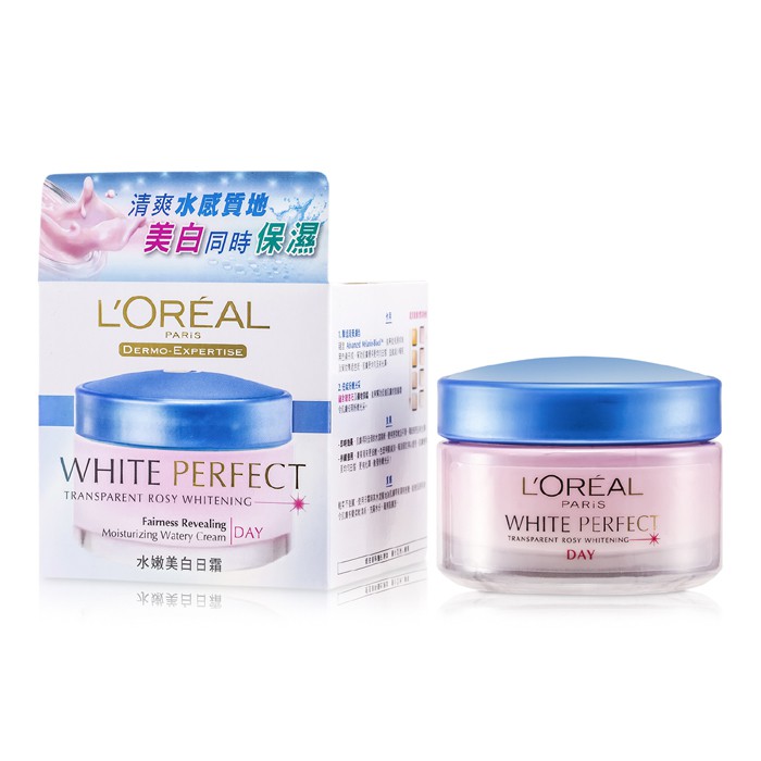 L'Oreal Krem rozjaśniająco-nawilżający na dzień Dermo-Expertise White Perfect Moisturizing Watery Day Cream 50ml/1.7ozProduct Thumbnail