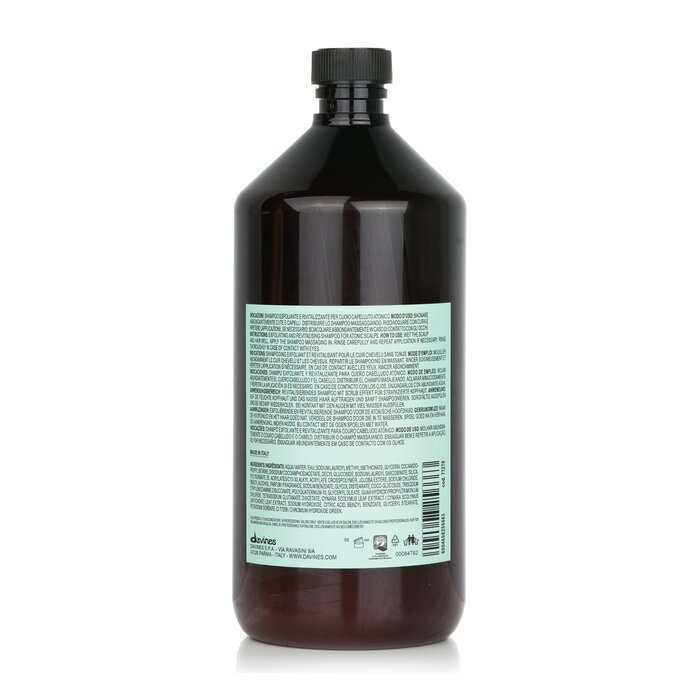Davines Natural Tech Detoxifying Scrub Shampoo (For Atonic Scalp) 1000ml/33.8ozProduct Thumbnail