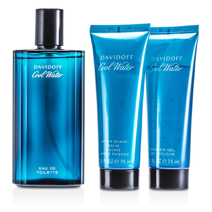 Davidoff Cool Water Coffret: Edt Spray 125ml/4.2oz + After Shave Balm 75ml/2.5oz + Shower Gel 75ml/2.5oz 3pcsProduct Thumbnail