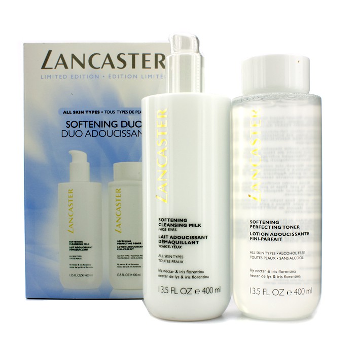 Lancaster סט במהדורה מוגבלת: חלב פנים 400ml + טונר 400ml (לכול סוגי העור) 2pcsProduct Thumbnail
