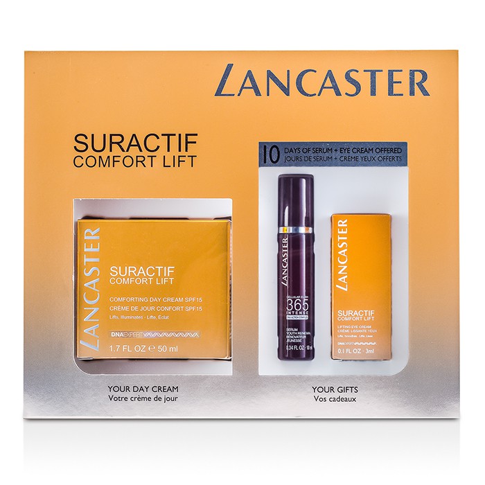 Lancaster Zestaw Suractif Comfort Lift: krem 50ml + serum 10ml + krem pod oczy 3ml 001499 3pcsProduct Thumbnail
