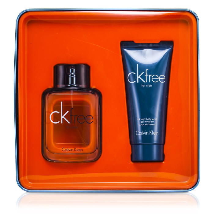 Calvin Klein ชุด CK Free Coffret: สเปรย์น้ำหอม EDT 50ml/1.7oz + ทำความสะอาดผมและผิวกาย100ml/3.4oz 2ชิ้นProduct Thumbnail