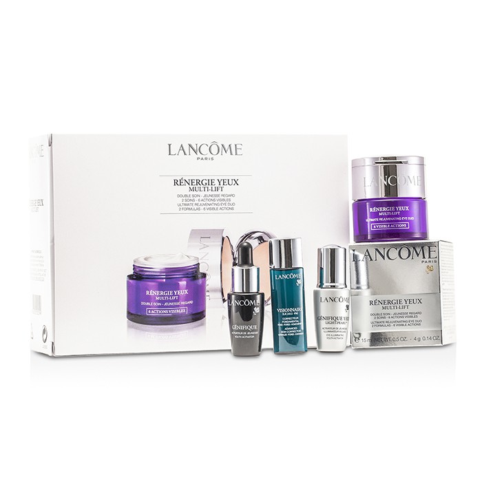 Lancome Renergie Yeux Multi-Lift Set: Crema Ojos 15ml + Youth Activator 7ml + Corrector Piel 7ml + Light- Pearl 5ml 4pcsProduct Thumbnail