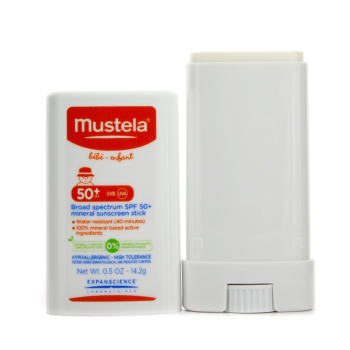 Mustela Broad Spectrum SPF 50+ Mineral Sunscreen Stick 14.2g/0.5ozProduct Thumbnail