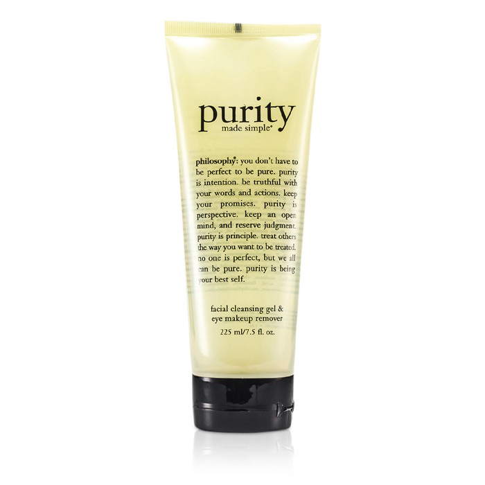 Philosophy Purity Made Simple Facial Cleansing Gel & Eye Makeup Remover - Pembersih Muka 225ml/7.5ozProduct Thumbnail