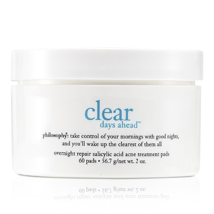 Philosophy Clear Days Ahead Overnight Repair Salicylic Acid Acne Treatment Pads 60padsProduct Thumbnail