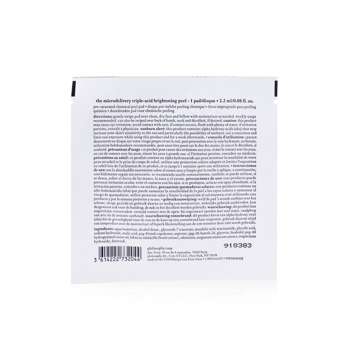 Philosophy The Microdelivery Triple-Acid Brightening Peel Pads  12padsProduct Thumbnail