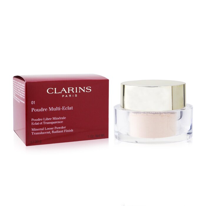 Clarins Poudre Multi Eclat Minerálny sypký púder – 01 svetlý odtieň 30g/1ozProduct Thumbnail
