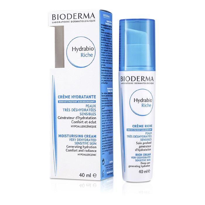 Bioderma Hydrabio Moisturising Rich Cream (Untuk Kulit Sangat Dehidrasi dan Sensitif) 40ml/1.35ozProduct Thumbnail