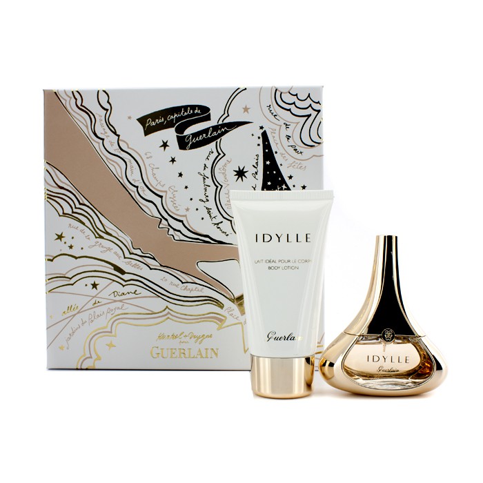 Guerlain Idylle -rasia: Eau De Parfum -tuoksusuihke 35ml/1.2oz + vartalovoide 75ml/2.5oz 2pcsProduct Thumbnail