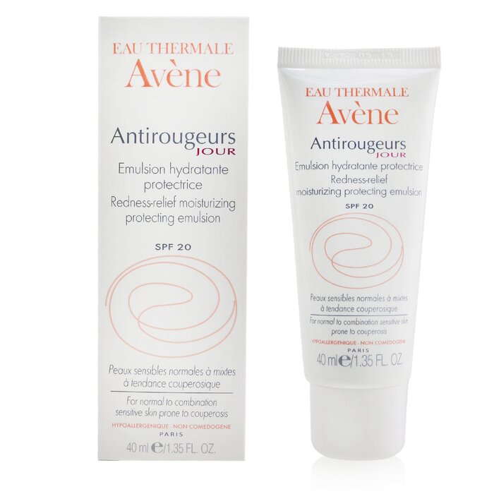 Avene Creme hidratante Antirougeurs Redness-relief Moisturizing Protecting Emulsion SPF 20 (p/ pele Normal e sensivel) 40ml/1.35ozProduct Thumbnail