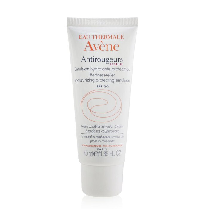 Avene Antirougeurs Redness-relief Moisturizing Protecting Emulsion SPF 20 - For Normal to Combination Sensitive Skin 40ml/1.35ozProduct Thumbnail