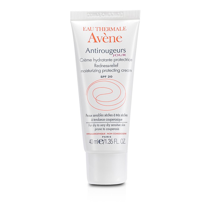 Avene Krem ochronny do twarzy łagodzący zaczerwienienia Antirougeurs Redness-relief Moisturizing Protecting Cream SPF 20 (For Dry to Dry Sensitive Skin) 40ml/1.35ozProduct Thumbnail