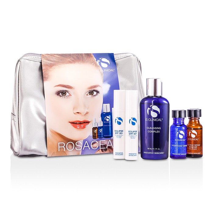 IS Clinical Rosacea Travel Kit: Cleansing Complex 60ml + Pro-Heal Serum Advanced + 15ml + Hydra-Cool Serum + Eclipse SPF50 + 10g + Bag 5pcs+1bagProduct Thumbnail
