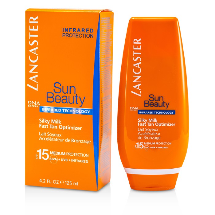 Lancaster Mgiełka optymizująca opaleniznę Sun Beauty Silky Milk Fast Tan Optimizer SPF 15 (Face & Body) 054157 125ml/4.2ozProduct Thumbnail