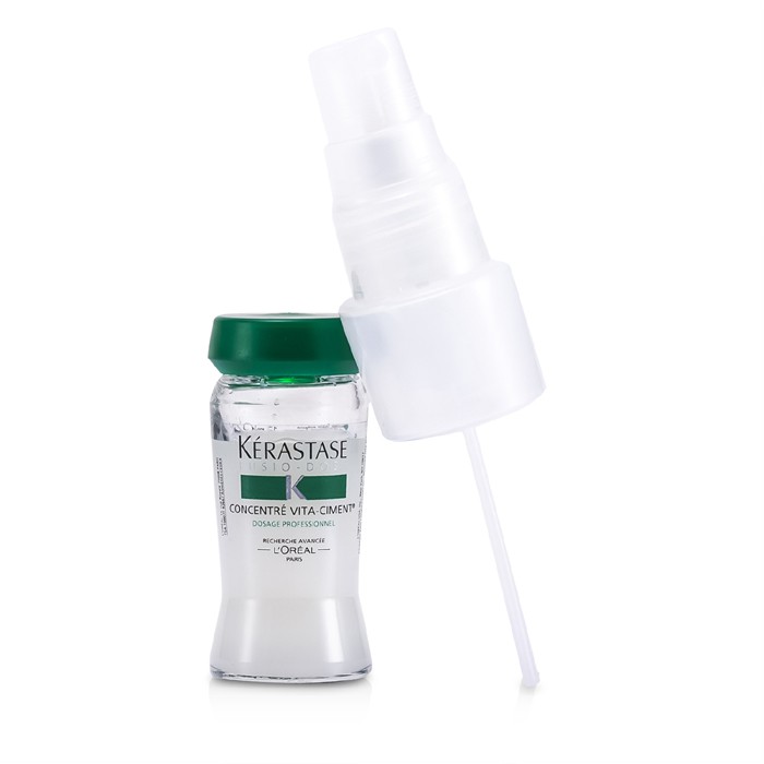 Kerastase Fusio-Dose Concentre Vita-Ciment Intensive Reconstructive Treatment ( nõrkadele juustele) 15x12ml/0.41ozProduct Thumbnail