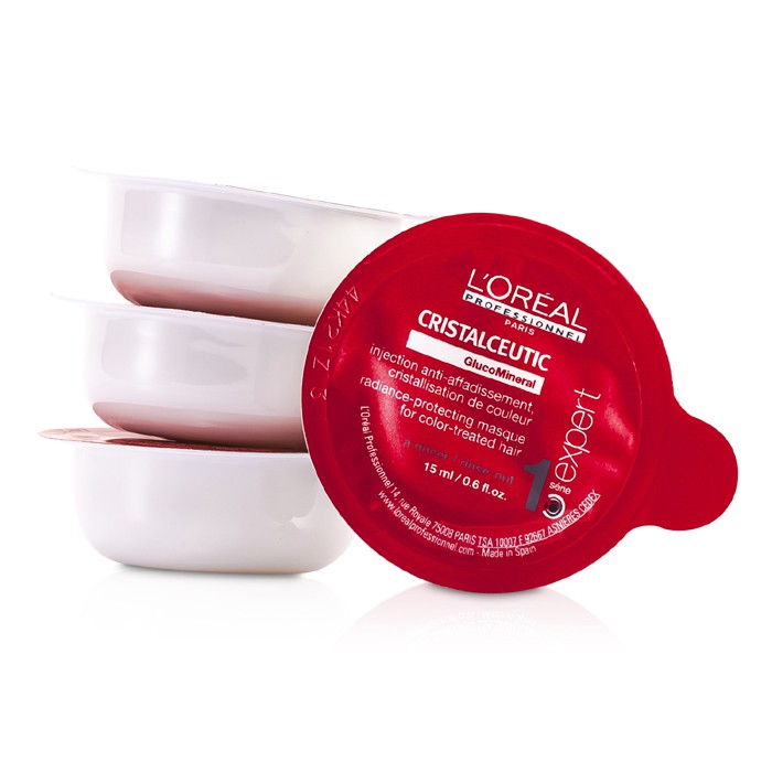 L'Oreal Professionnel Expert Serie - Cristalceutic Radiance-Protecting Masque (värvitud juustele) 15x15ml/0.6ozProduct Thumbnail