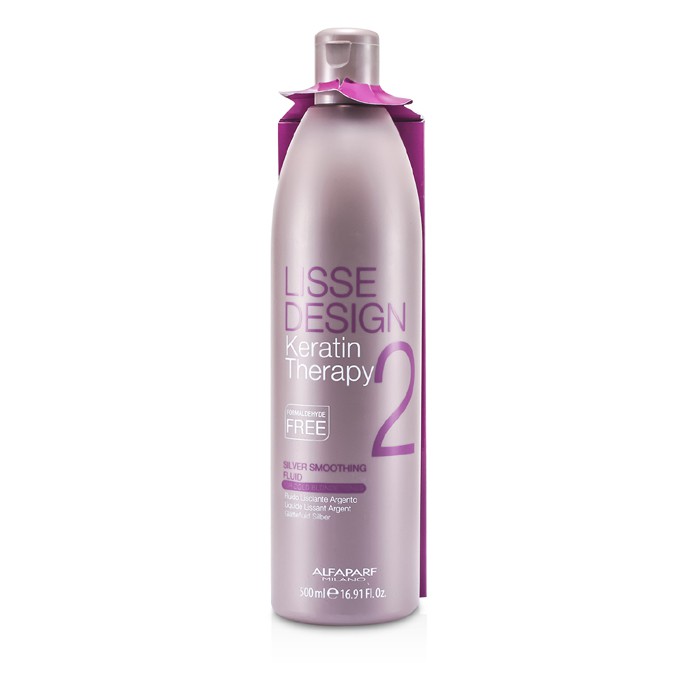 AlfaParf Lisse Design Keratin Therapy Silver Smoothing Fluid (For Blonde / Highlighted Hair) 500ml/16.91ozProduct Thumbnail