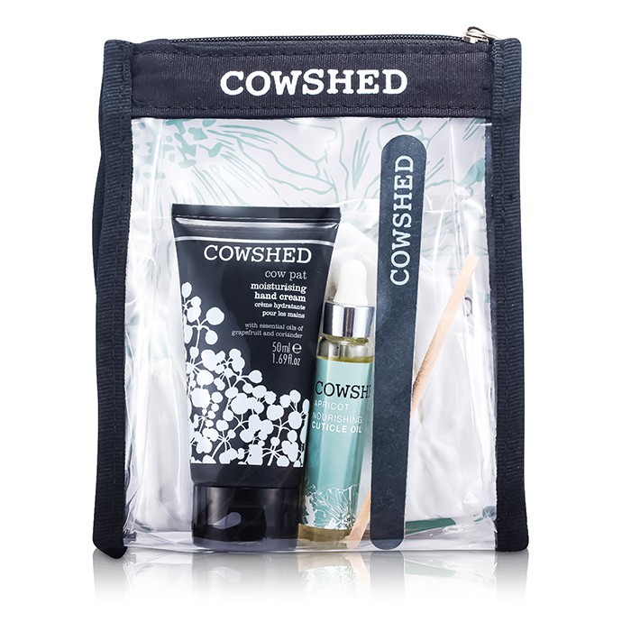 Cowshed Cow Pat Manicure Maintenance Kit: Hand Cream + Cuticle Oil + Emery Board + Cuticle Stick + Gloves + Bag 5pcs+1bagProduct Thumbnail