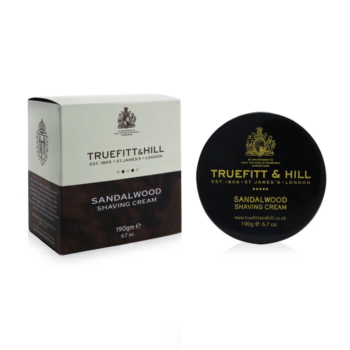 Truefitt & Hill Sandalwood Shaving Cream - Krim Bercukur 190g/6.7ozProduct Thumbnail