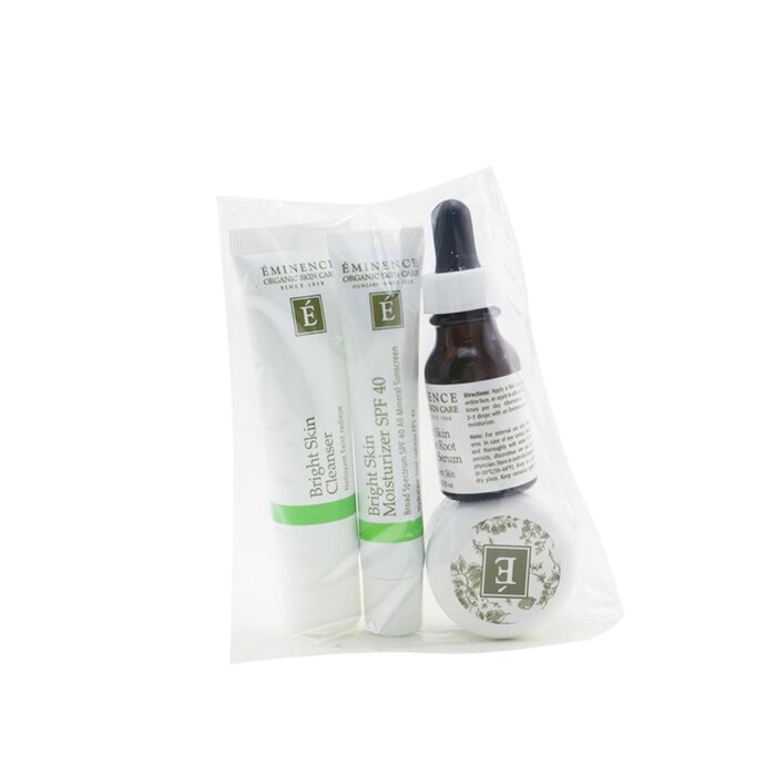 Eminence Bright Skin -aloituspakkaus (epätasaiselle iholle) 4pcs+1bagProduct Thumbnail