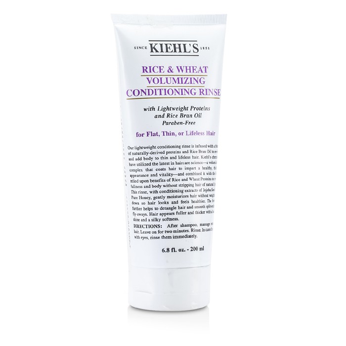 Kiehl's Rice & Wheat Volumizing Conditioning Rinse (For Flat, Thin or Lifeless Hair) 200ml/6.8ozProduct Thumbnail