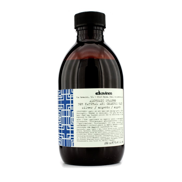 Davines Alchemic Shampoo Silver -hopea shampoo (luonnollisille ja värjätyille hiuksille) 280ml/9.46ozProduct Thumbnail